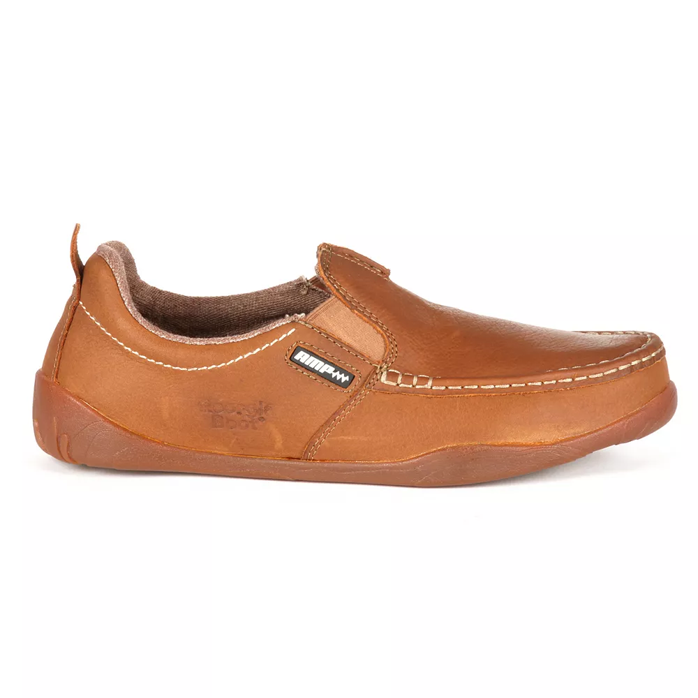 Georgia Boots Cedar Falls Men's Moc-Toe Slip-On Shoes - Image 2