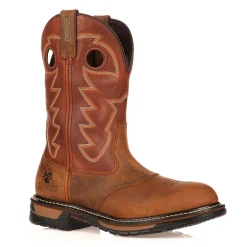 Rocky Original Ride Branson Roper Men's 11-in. Waterproof Western Work Boots