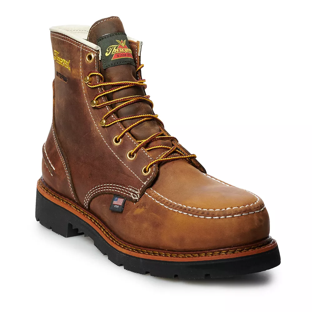 Thorogood 1957 Crazyhorse Men's 6-in. Waterproof Steel Toe Work Boots