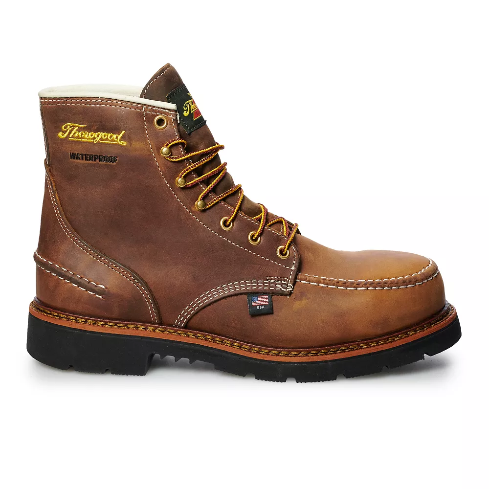 Thorogood 1957 Crazyhorse Men's 6-in. Waterproof Steel Toe Work Boots - Image 2