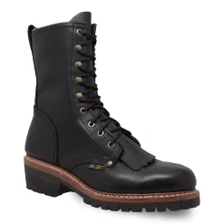 AdTec Fireman Men's Water Resistant Logger Work Boots