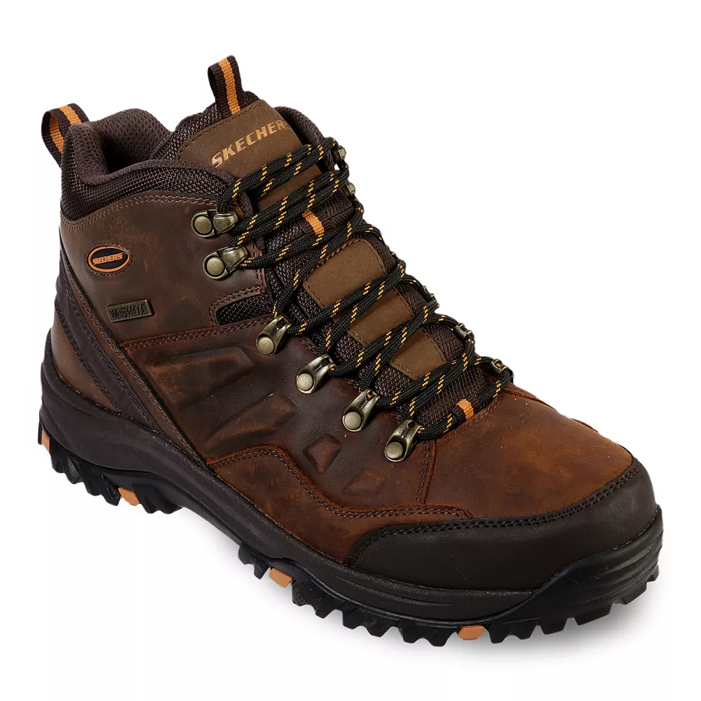 SkechersĀ® Relaxed FitĀ® Relment Traven Men's Waterproof Boots