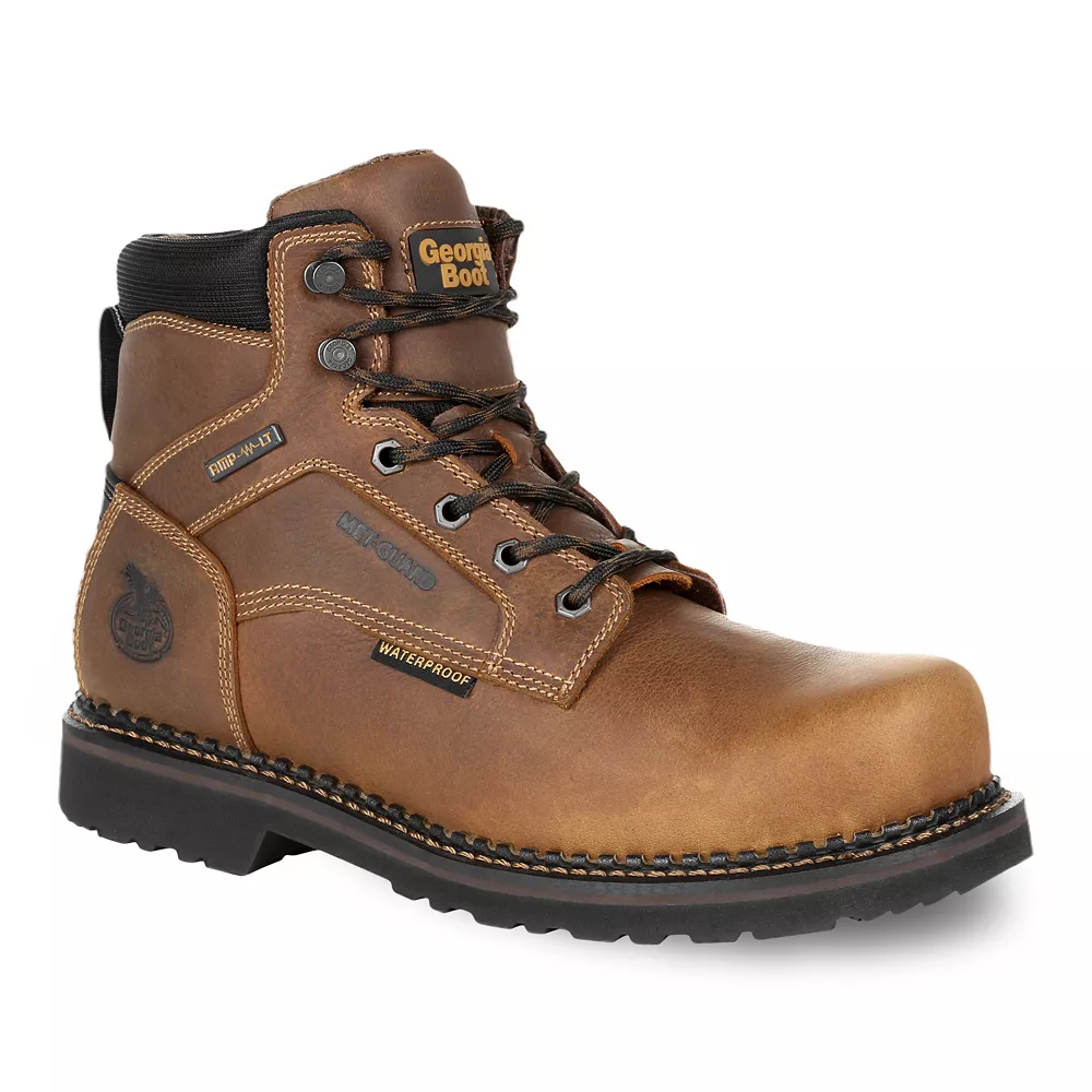 Georgia Boots Georgia Giant Revamp Internal Met-Guard Men's Waterproof Steel Toe Work Boots