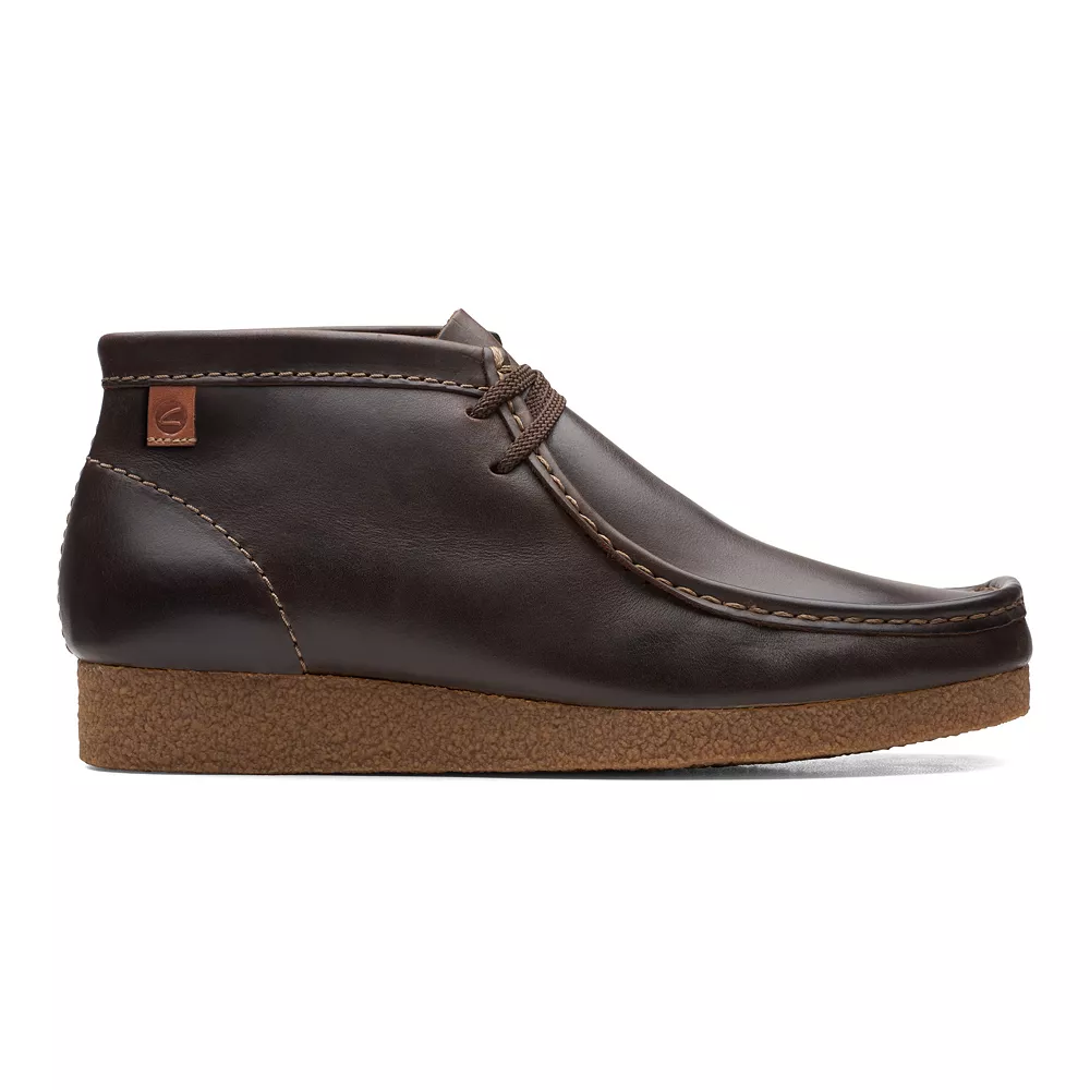 Clarks® Shacre Men's Leather Chukka Boots - Image 2