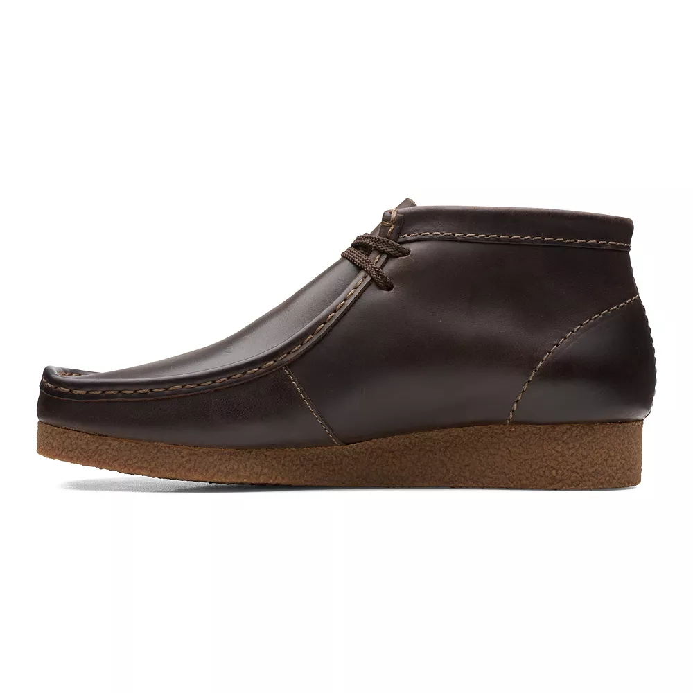Clarks® Shacre Men's Leather Chukka Boots - Image 3