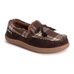 Men's MUK LUKS Tanver Plaid Moccasin Slippers