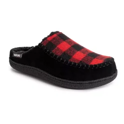 Men's MUK LUKS Staughton Buffalo Plaid Clog Slippers