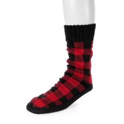 Men's MUK LUKS Patterned Slipper Socks