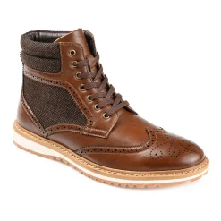 Vance Co. Harlan Men's Wingtip Ankle Boots