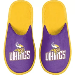 Men's FOCO Minnesota Vikings Scuff Slide Slippers