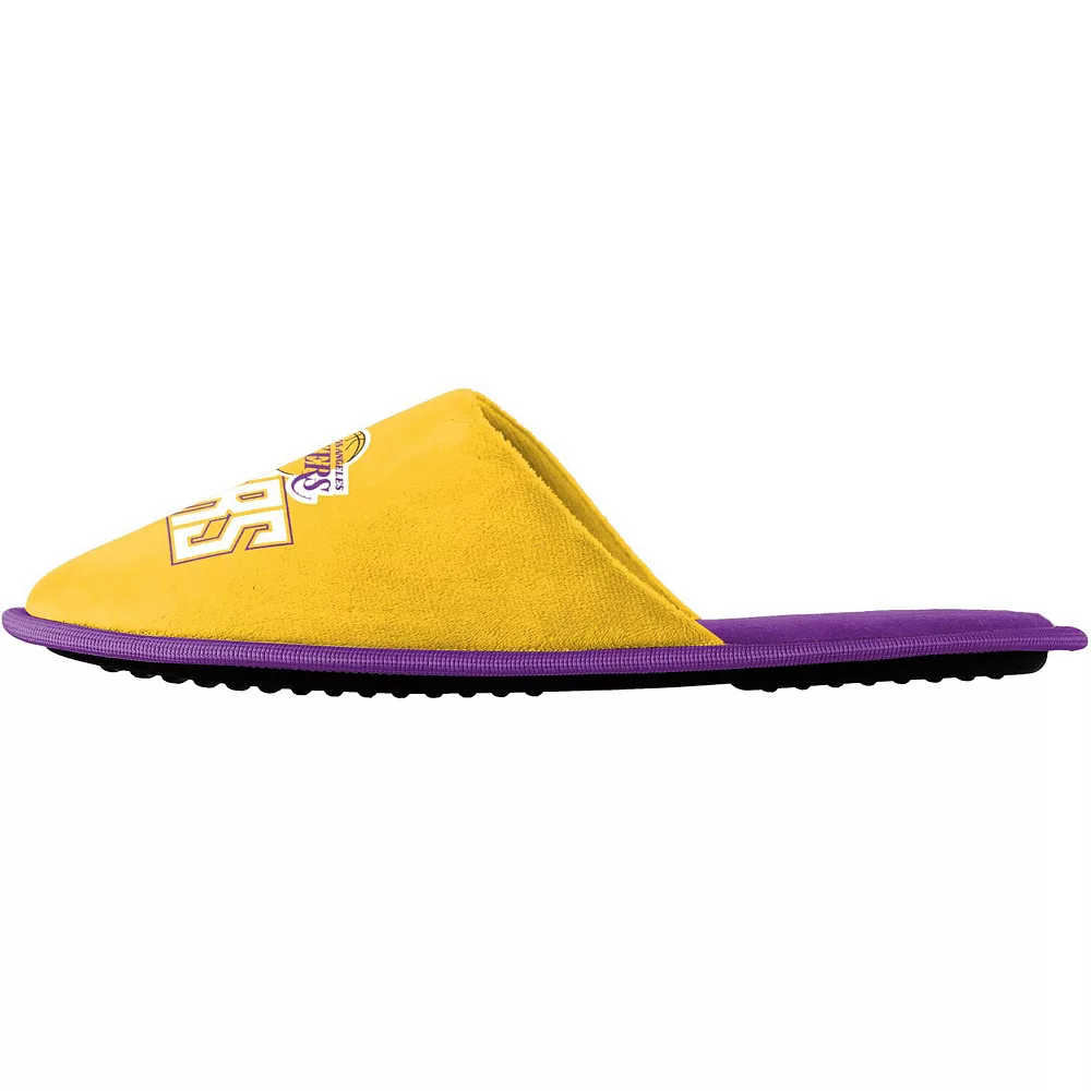 Men's FOCO Los Angeles Lakers Scuff Slide Slippers - Image 3