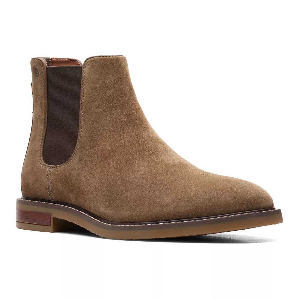 Clarks® Jaxen Men's Suede Chelsea Boots