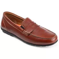 Thomas & Vine Woodrow Driving Men's Leather Dress Loafers