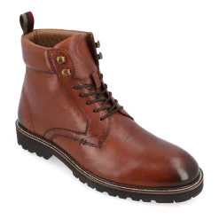 Thomas & Vine Simeon Plain Toe Men's Leather Ankle Boots