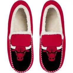 Unbranded Men's FOCO Chicago Bulls Colorblock Moccasin Slippers