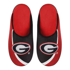 Men's FOCO Georgia Bulldogs Big Logo Color Edge Slippers