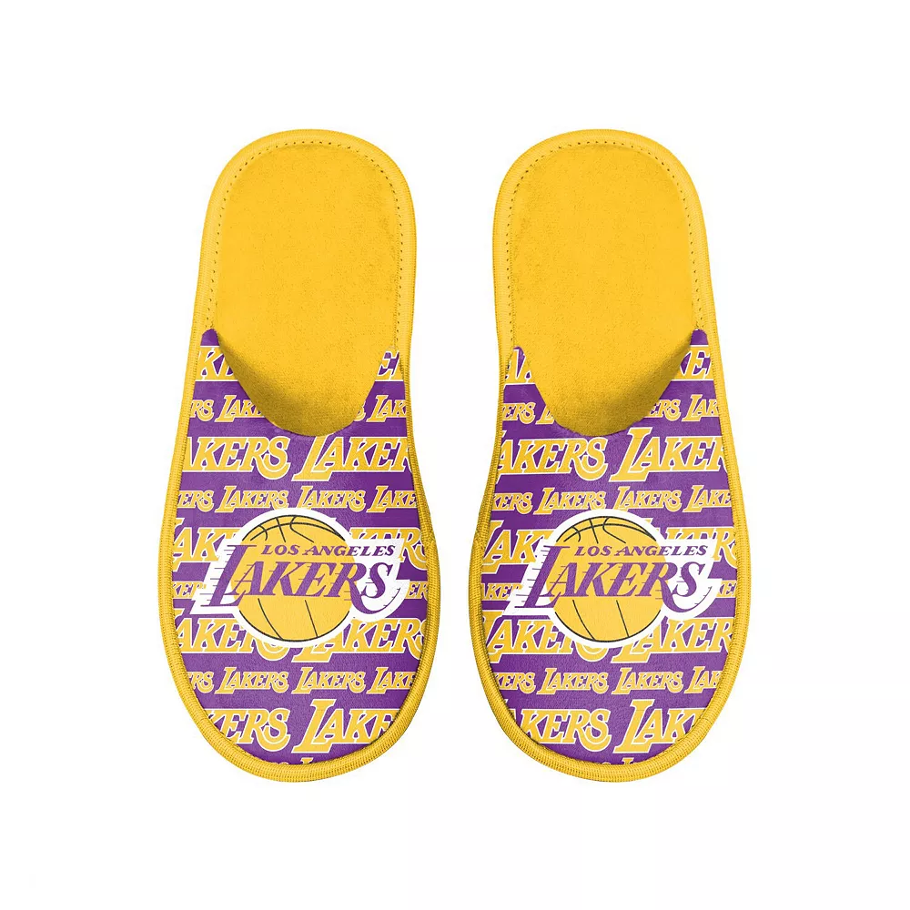 Men's FOCO Los Angeles Lakers Scuff Logo Slide Slippers