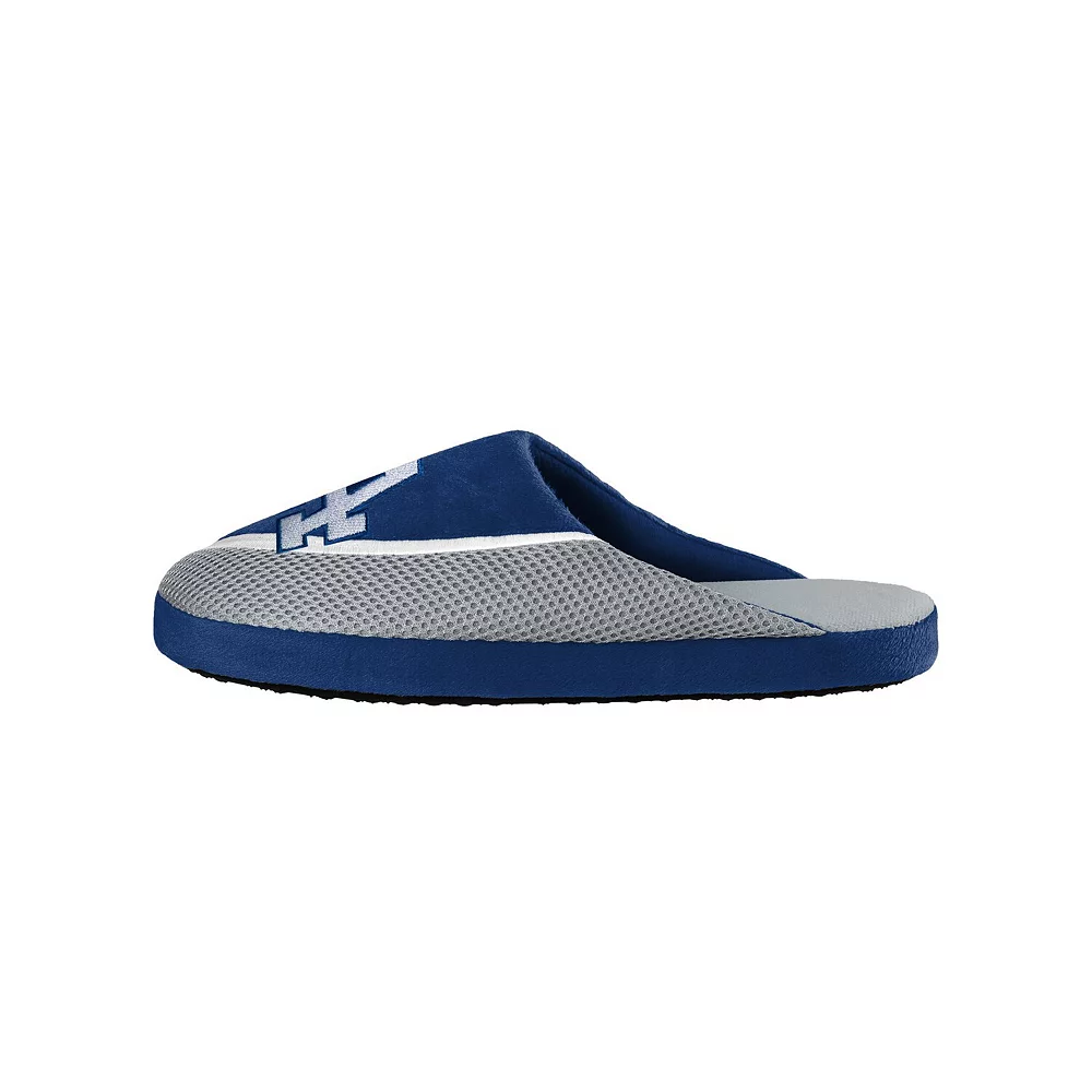 Men's FOCO Los Angeles Dodgers Big Logo Color Edge Slippers - Image 3