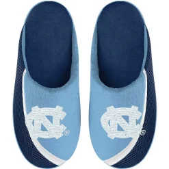 Men's FOCO North Carolina Tar Heels Big Logo Color Edge Slippers