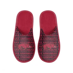 Men's FOCO Arkansas Razorbacks Scuff Logo Slide Slippers