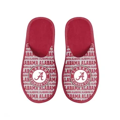 Men's FOCO Alabama Crimson Tide Scuff Logo Slide Slippers