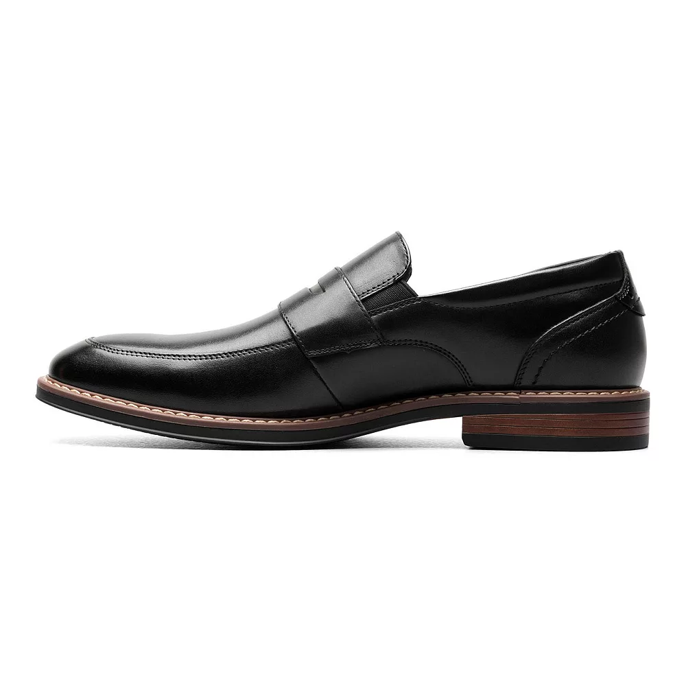 Nunn Bush® Centro Flex Penny Men's Leather Oxford Dress Shoes - Image 3